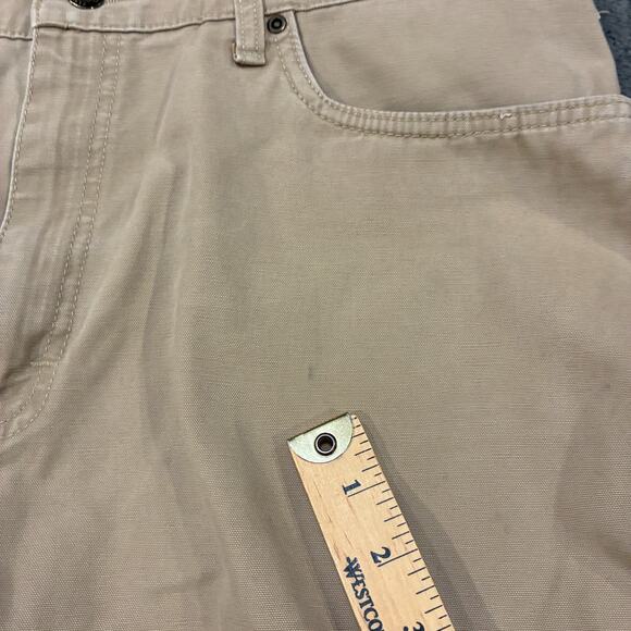 Timberland PRO Khaki Button Zipper Belt Loops Pockets Workwear Shorts Mens Sz 38 - Picture 5 of 10